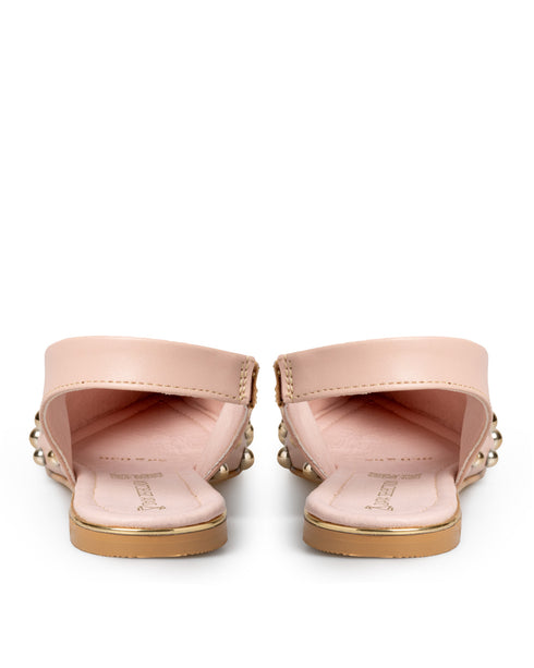 Balerina Rosa Slingback Flat Estoperoles 30K